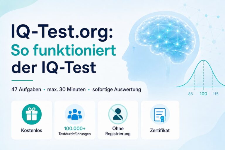 IQ-Test.org: So funktioniert der IQ-Test