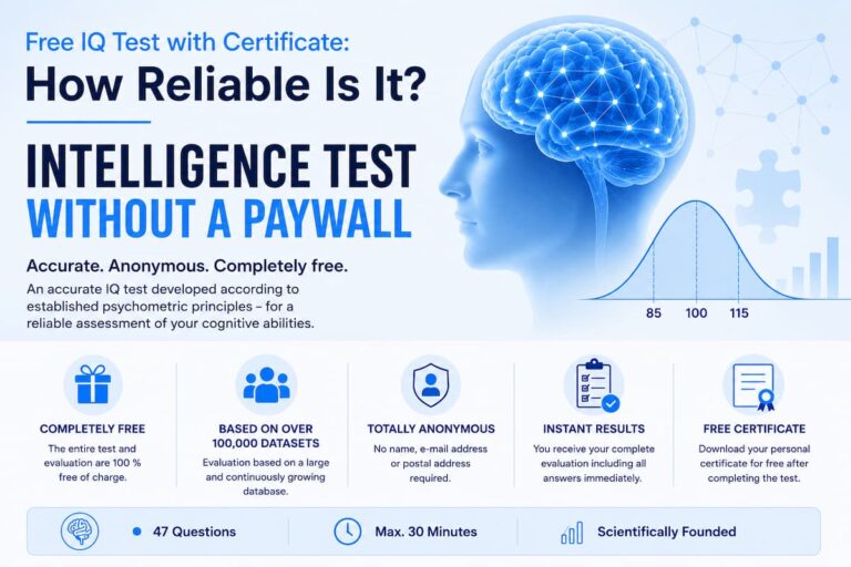 Free IQ Test with Certificate: How Reliable Is It?