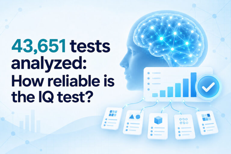 43,651 Tests Analyzed: How Reliable Is the IQ Test?